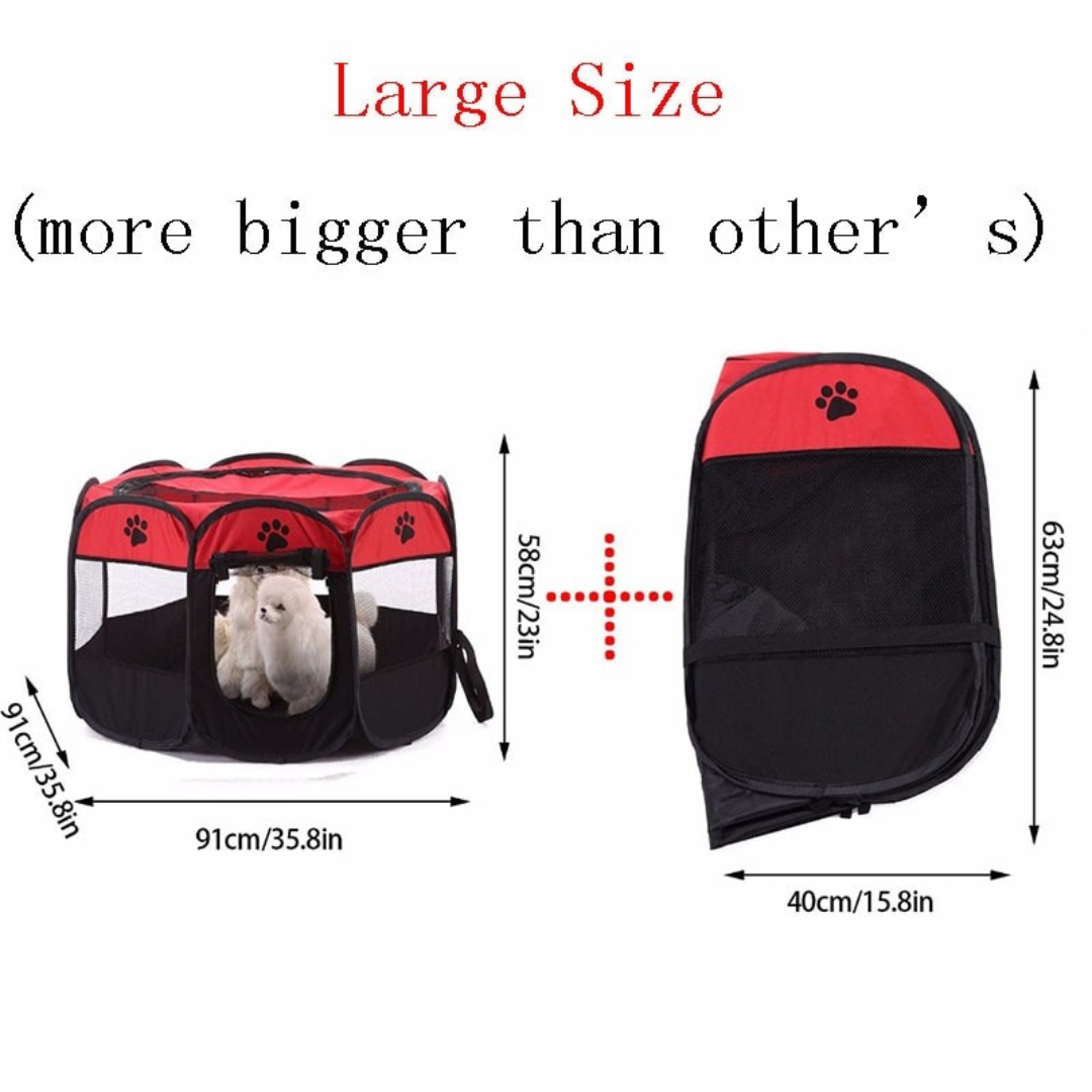 CARPA PLEGABLE PORTÁTIL MASCOTAS